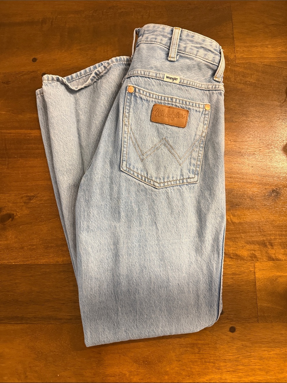 Wrangler Light Blue Straight Leg Jeans